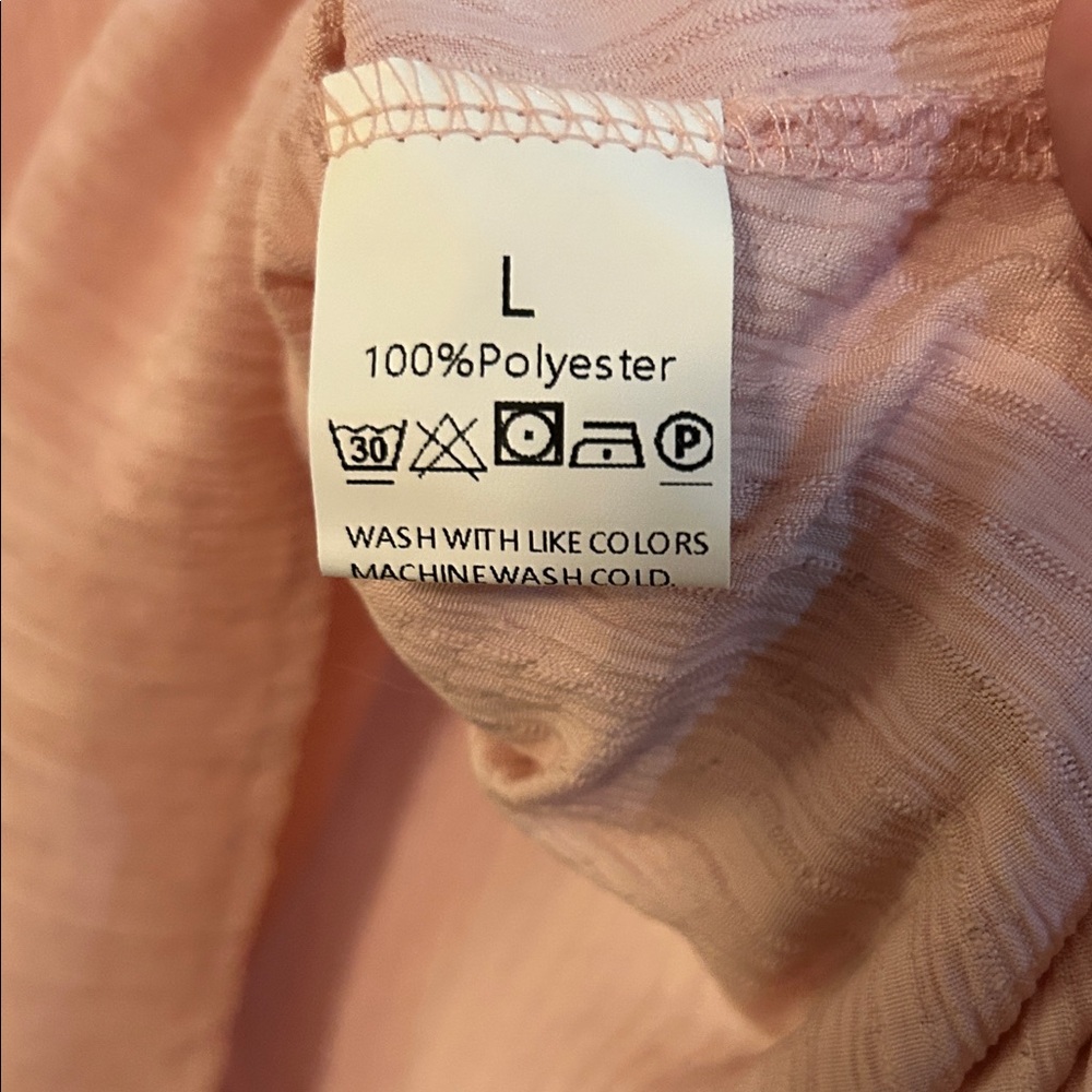 Pink Sleeveless Ruffle Hem Dress - Picture 2 of 3
